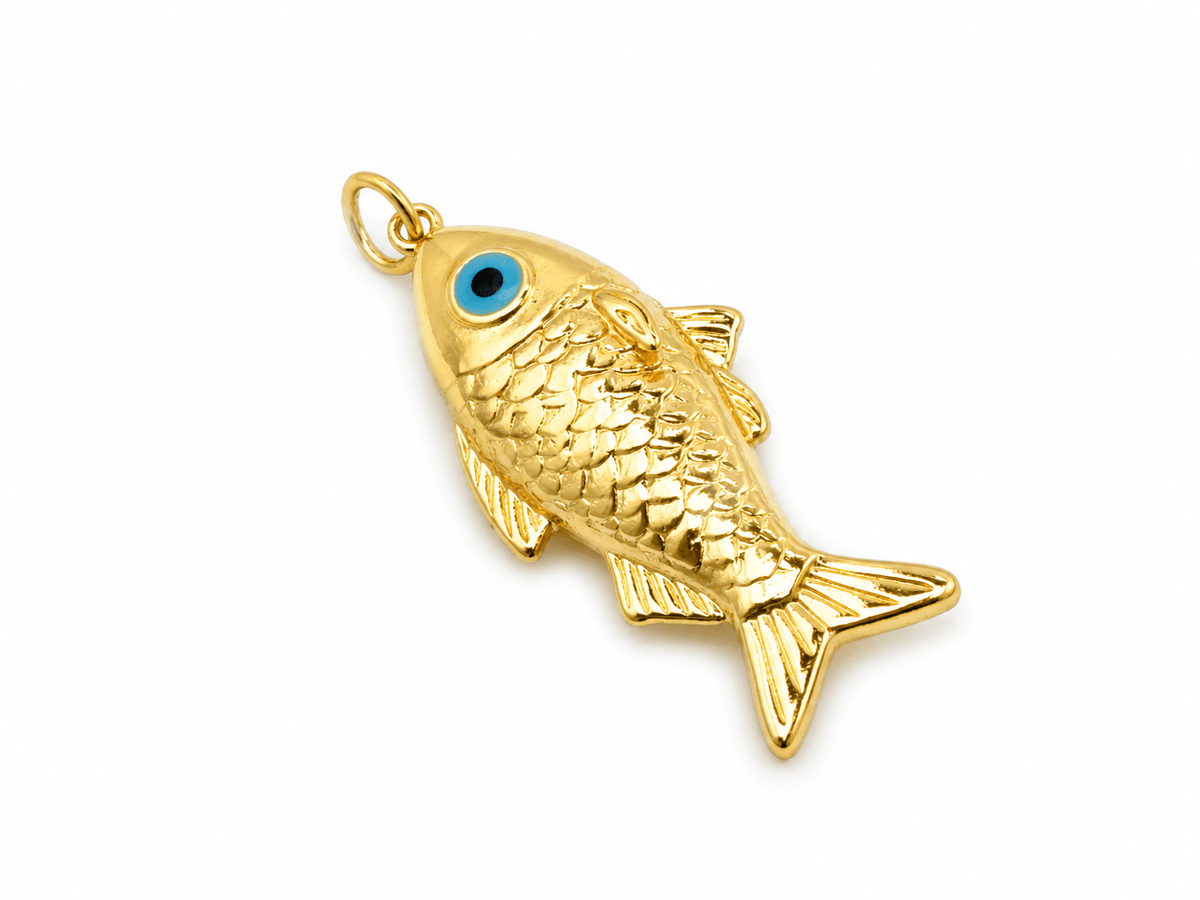Lucky Evil Eye Fish Pendant | LINK, design your own