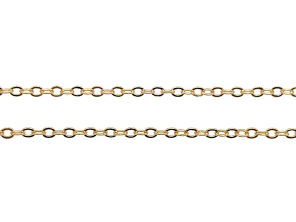 Sparkling Delicate Rolo Chain