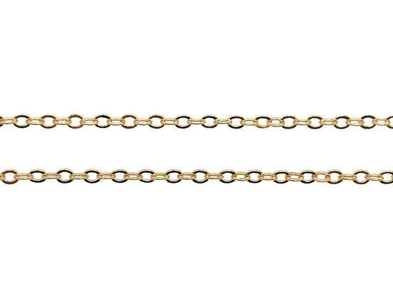 Sparkling Delicate Rolo Chain