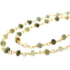 Mixed Gray/Greenish Cat Eye Rosary Chain | LINK, design your own