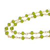 Peridot Rosary Chain | LINK, design your own