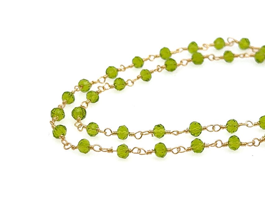 Peridot Rosary Chain | LINK, design your own