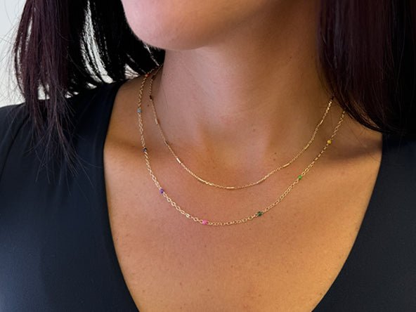 Vibrant Rainbow Chain | LINK, design your own