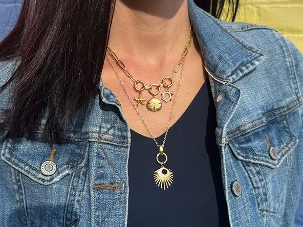 Triple Clasp Paperclip Chain