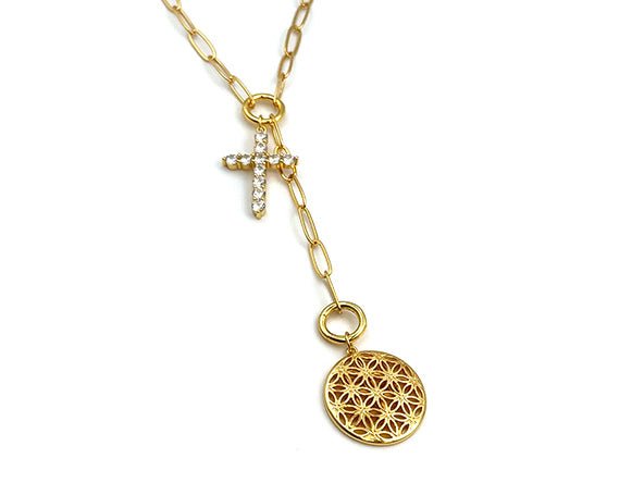 Lariat Multi Charm Necklace | LINK, design your own