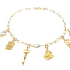 GOLD Mixed Charm Necklace Set | LOVE & HEARTS - 20% OFF | LINK, design your own