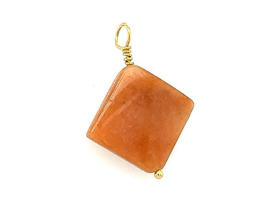 Vintage | Orange Aventurine Square | LINK, design your own