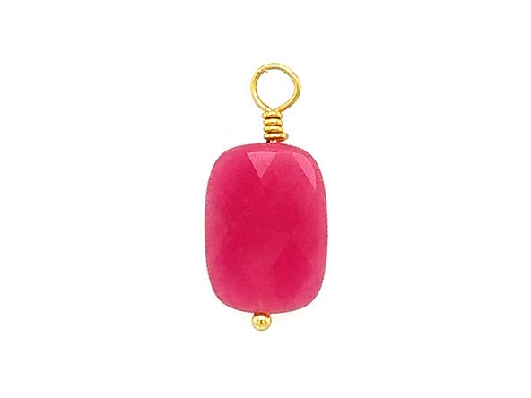 Vintage | Rectangle Pink Opal Pendant | LINK, design your own