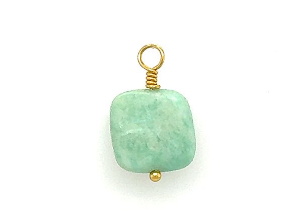 Vintage | Square Amazonite Pendant | LINK, design your own