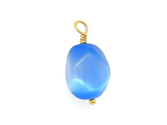 Vintage | Blue Cat Eye Ball Pendant | LINK, design your own