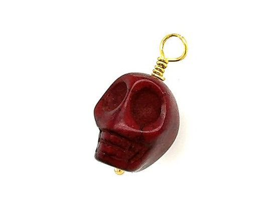 Vintage | Red Rainbow Jasper Skull | LINK, design your own