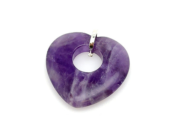 Vintage | Large Amethyst Heart
