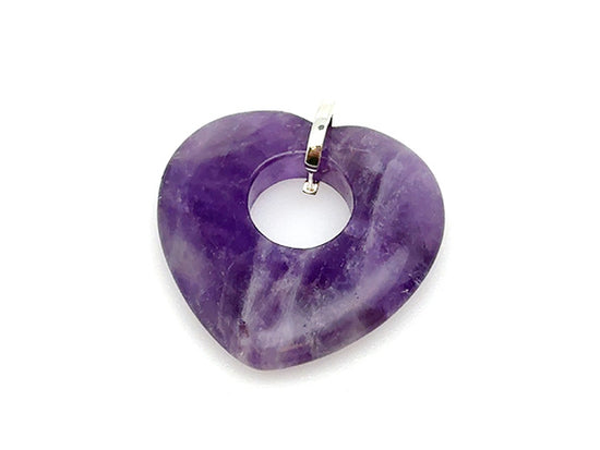 Vintage | Large Amethyst Heart