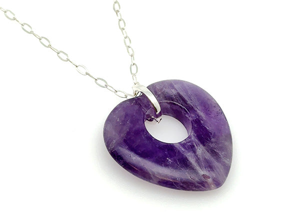 Vintage | Large Amethyst Heart