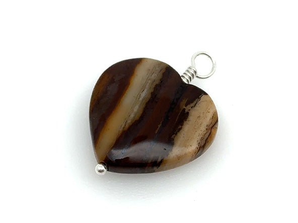 Vintage | Zebra Jasper Hearts