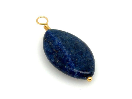 Vintage | Oval Lapis Lazuli Stone Pendant