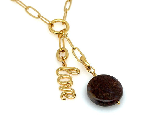 Vintage | Pietersite Stone Pendant