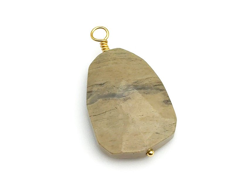 Vintage | Faceted Jasper Stone