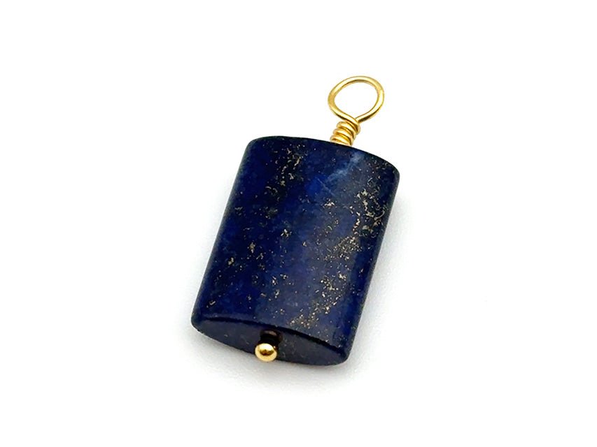 Vintage | Rounded Rectangle Lapis Pendant