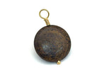 Vintage | Round Bronzite Stone Pendant