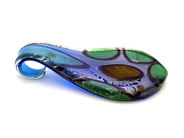 Vintage | XL Glass Teardrop Pendant