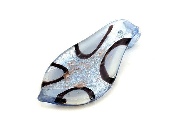 Vintage | XL Glass Teardrop Pendant