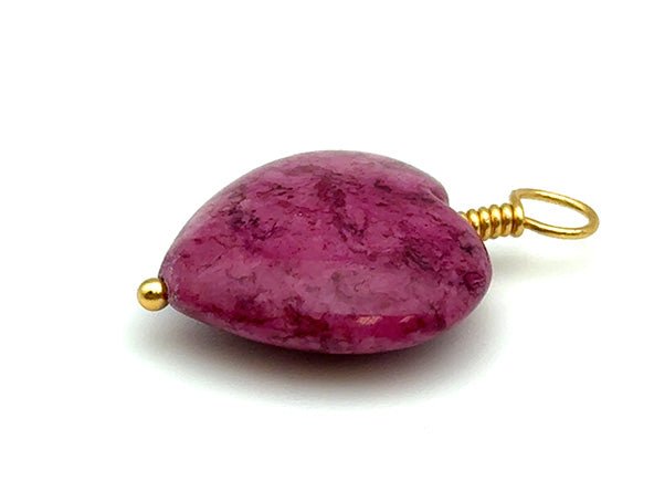 Vintage | Quartzite Heart Pendant | LINK, design your own