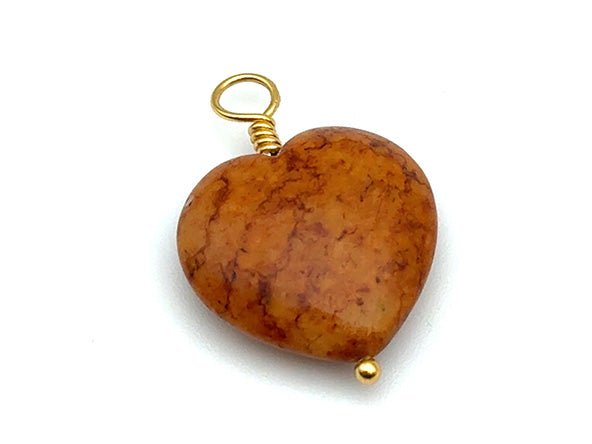 Vintage | Quartzite Heart Pendant | LINK, design your own