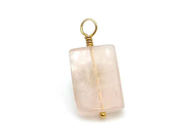 Vintage | Rose Quartz Rectangle | LINK, design your own