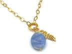 Vintage | Blue Lace Agate Pendant | LINK, design your own