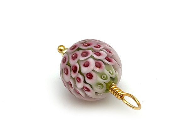 Vintage | Lampwork Peacock Feather Glass Ball | LINK, design your own