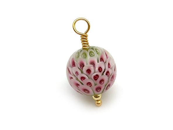 Vintage | Lampwork Peacock Feather Glass Ball | LINK, design your own