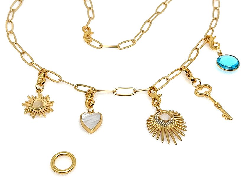 Elegant Paperclip Infinity Clasp Set | GOLD