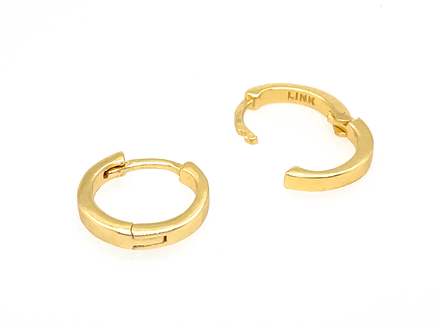 Custom Name Hoop Earrings in 18K Gold Plating | Earrings, Traditional  jewelry, Name earrings