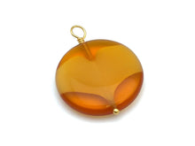 Vintage | Orange Swirl Glass Pendant | LINK, design your own