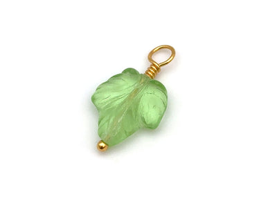 Vintage | Green Glass Leaf | LINK, design your own