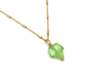 Vintage | Green Glass Leaf | LINK, design your own