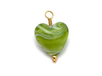 Vintage | Pearlized Lampwok Heart Pendant | LINK, design your own