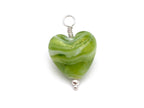 Vintage | Pearlized Lampwok Heart Pendant | LINK, design your own