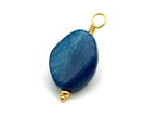 Vintage | Blue Agate Stone Pendant