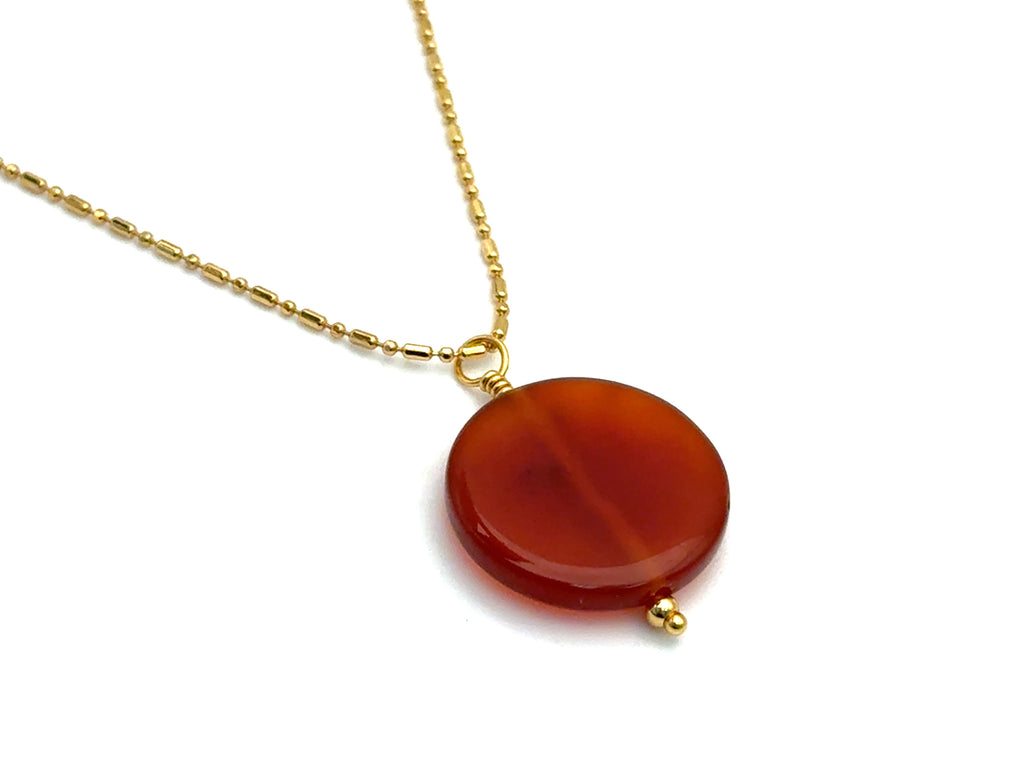 Vintage | Carnelian Stone Pendant