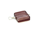 Vintage | Smoky Mauve Glass Silver Foil Lampwork Pendant | LINK, design your own