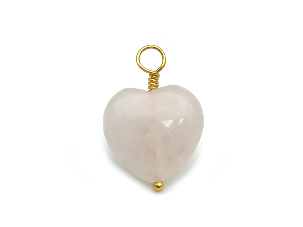 Vintage | Rose Quartz Heart Pendant