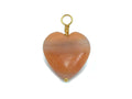 Vintage | Peach Jade Heart Pendant