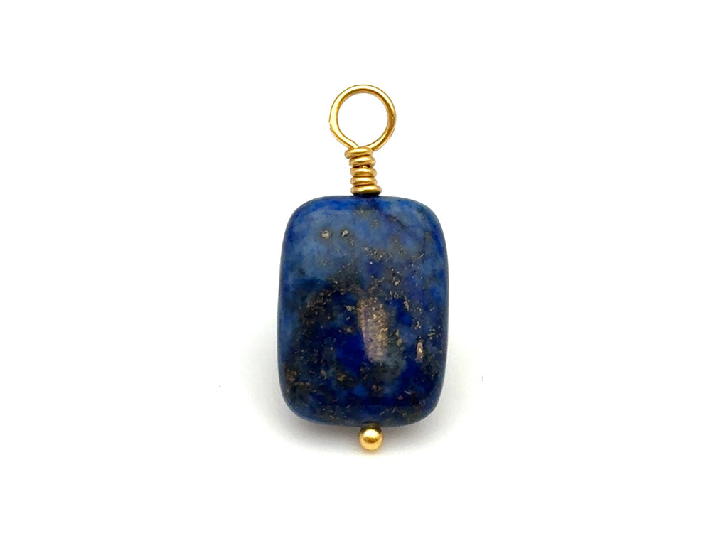 Vintage | Lapis Lazuli Rectangle Pendant | LINK, design your own