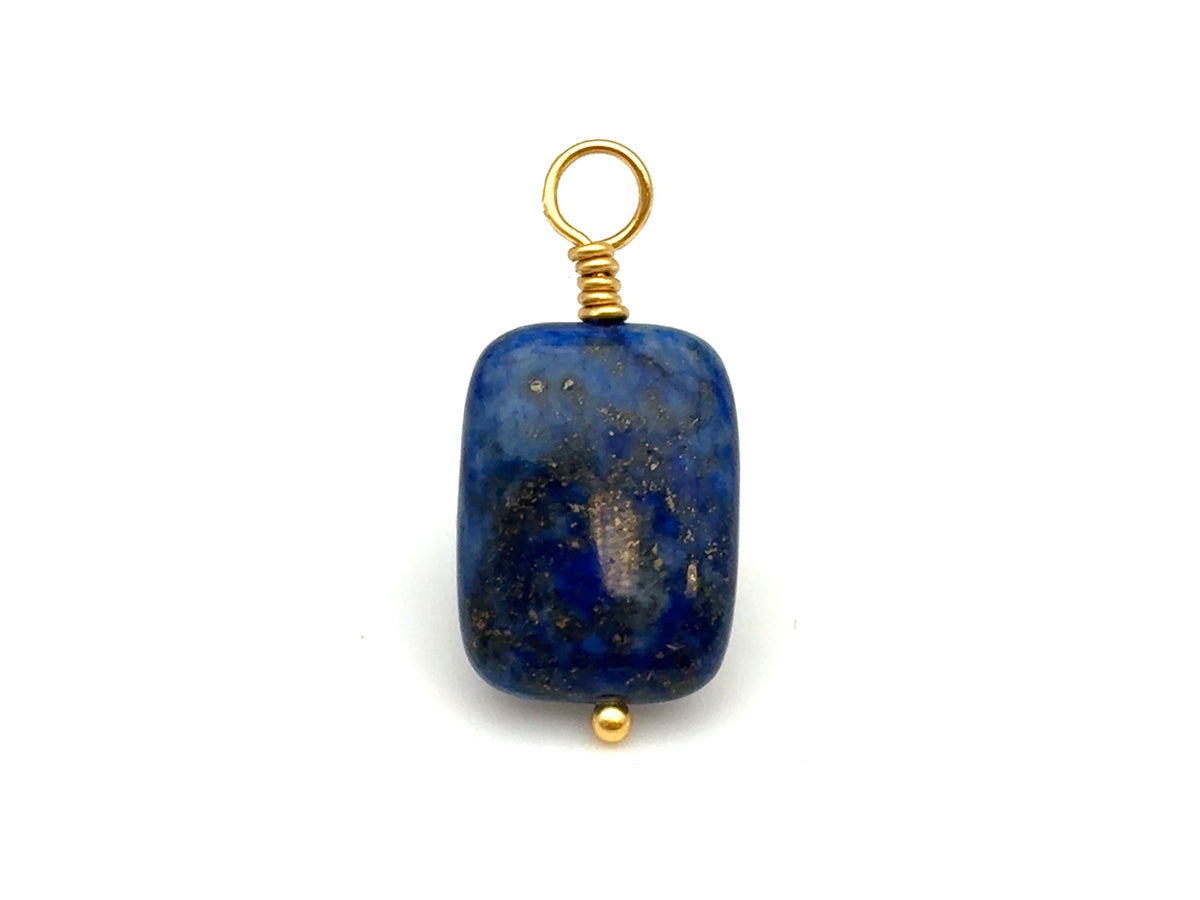 Vintage | Lapis Lazuli Rectangle Pendant | LINK, design your own