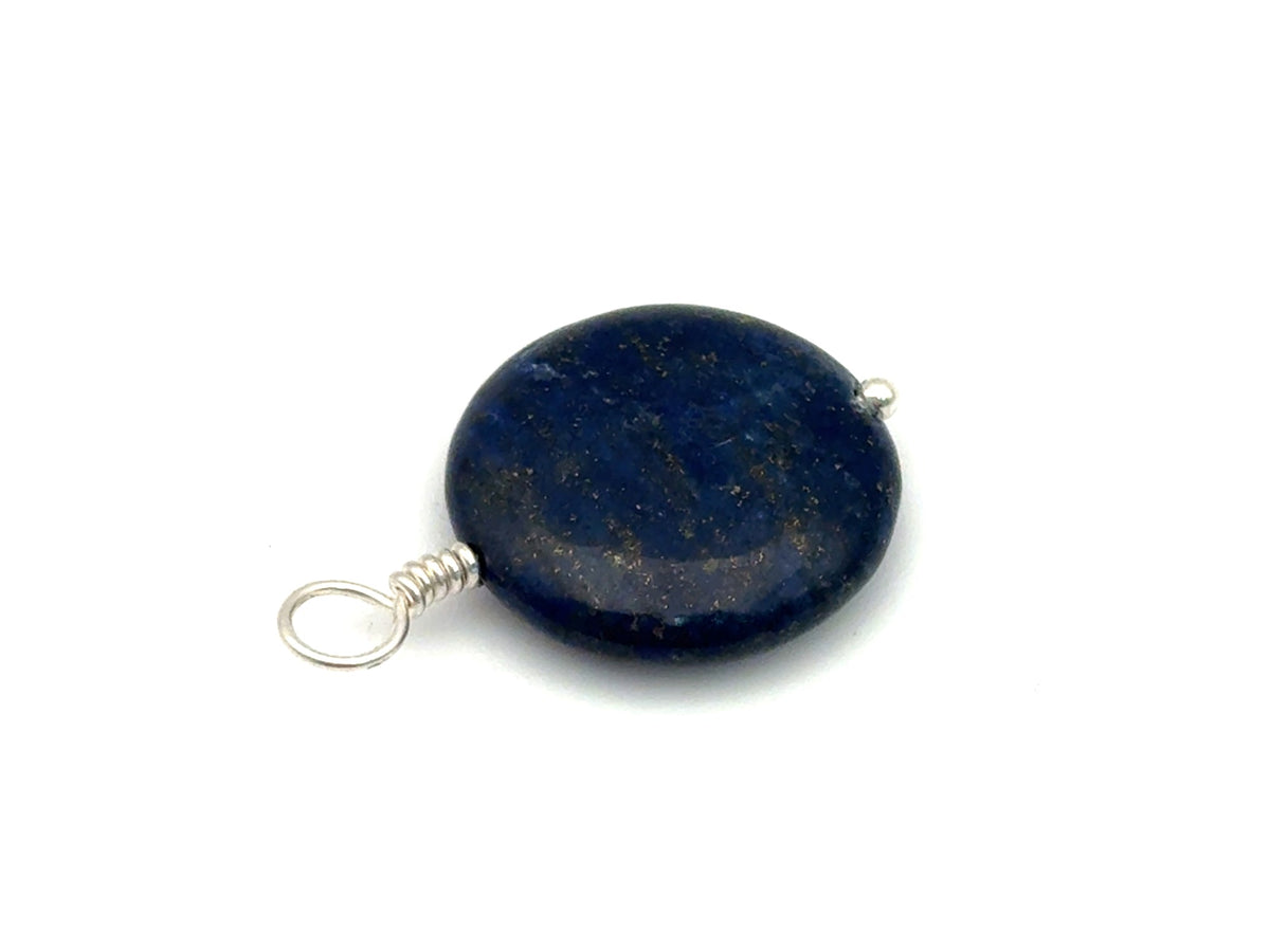 Vintage | Round Lapis Lazuli Pendant | LINK, design your own