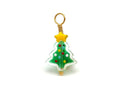 Vintage | Tiny Christmas Tree Glass Pendant