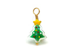 Vintage | Tiny Christmas Tree Glass Pendant