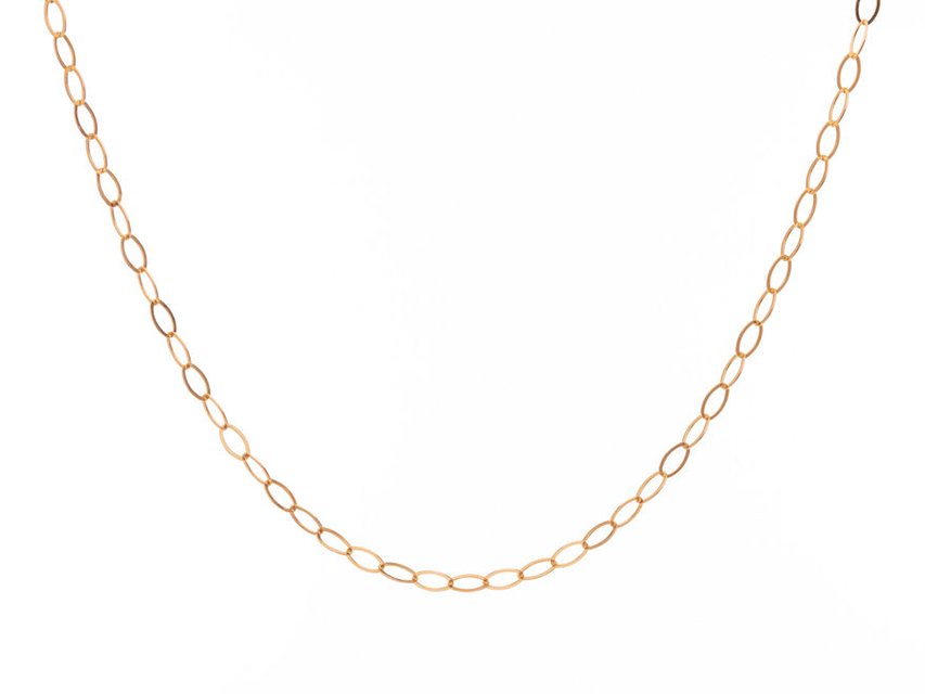 Elegant Almond Chain | Layering Queen | LINK, design your own